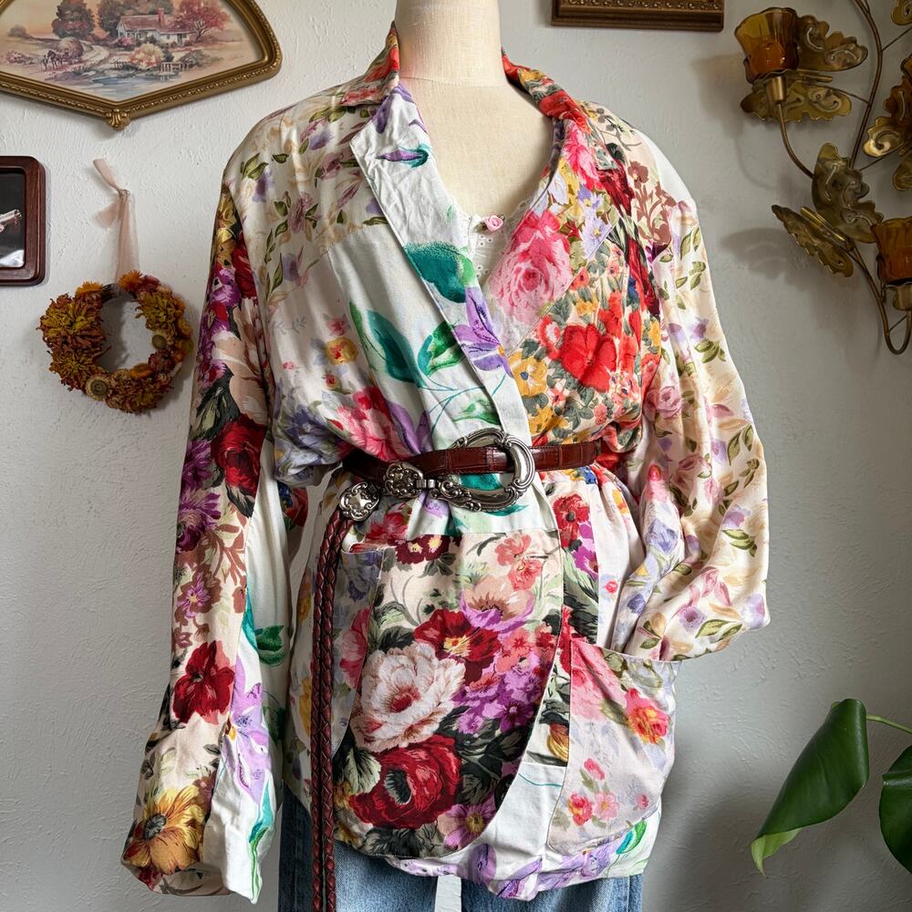 Vintage Patchwork Blazer